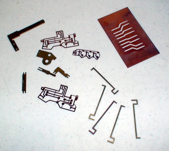 copper and brass electronics components