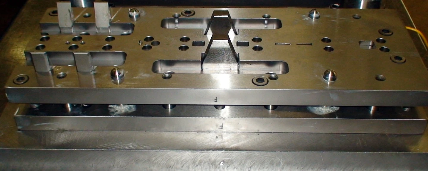 wire EDM machined die block